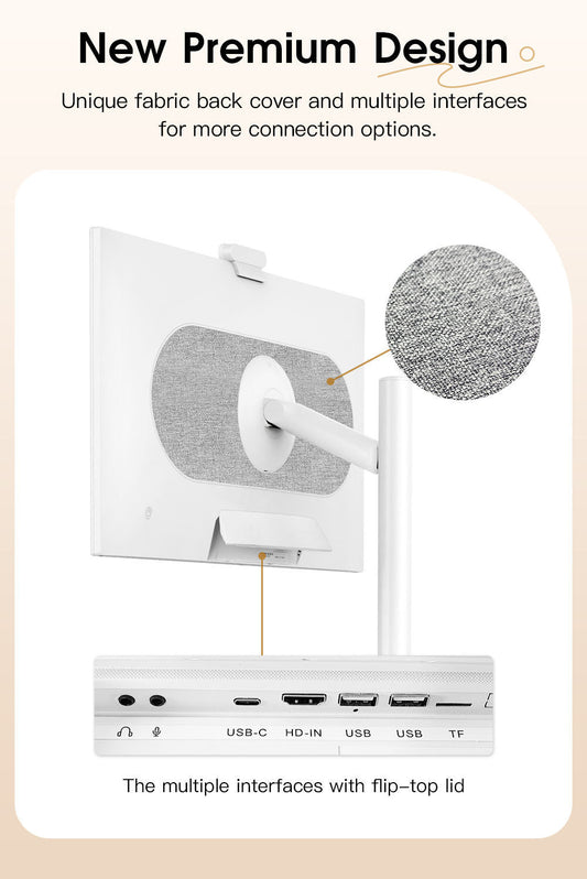 32 Inch 128GB Smart Portable TV Android OS 1080P 13MP Camera Remote Control Control Home Office Entertainment Portable Smart Tv